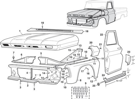 1993 chevrolet wt1500 sheet metal|Chevrolet Body Panels & Exterior Sheet Metal .